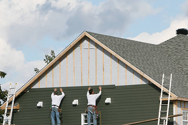 Professional Wood Siding technician working in Rougemont, NC